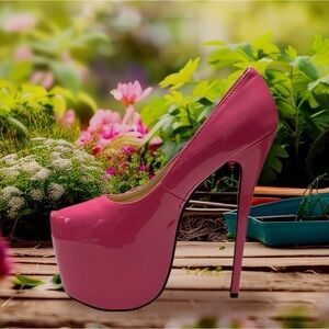 NEW, Maiernisi, Bright Pink Platform Pump, Size 39 🫦